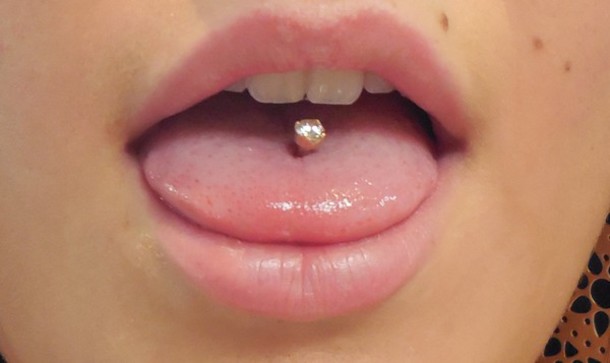 Body Piercing: tongue