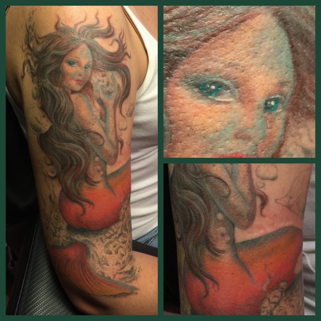 woman tattoo